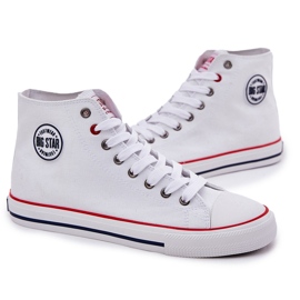 MATERICAL MEN'S BIG STAR NN174305 SYSTÈME SYSTÈME HI-POLISH Système blanc blanche 9