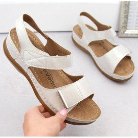 Sandales confortables eVento W EVE223F, argent 1