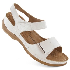Sandales confortables eVento W EVE223F, argent 7