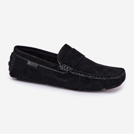 Big Star RR174049 Mandards en daim masculin le noir 7