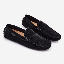 Big Star RR174049 Mandards en daim masculin le noir 1