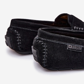 Big Star RR174049 Mandards en daim masculin le noir 5