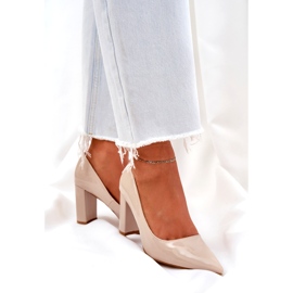 Seastar Des pompes peintes sur la barre talons beige 2 Seastar Des pompes peintes sur la barre talons beige 2