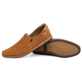KOMODO Mocassins cuir homme 876 camel brun 3