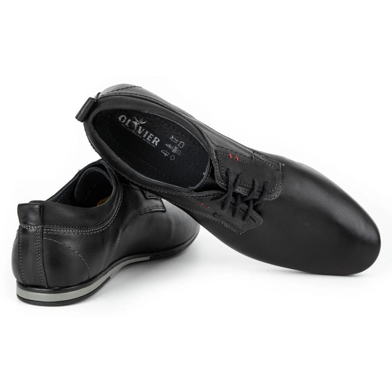Olivier Chaussures en cuir masculin 731 noir 4