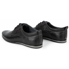 Olivier Chaussures en cuir masculin 731 noir le noir 6