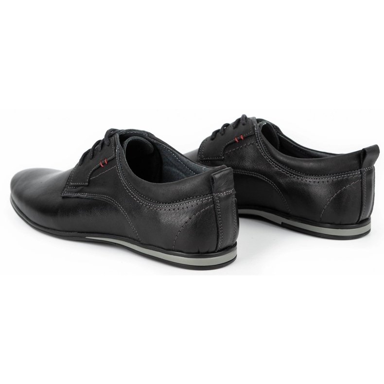 Olivier Chaussures en cuir masculin 731 noir le noir 6