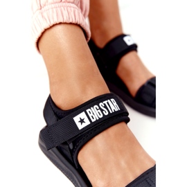 Sandales de sport pour femmes Big Star HH274A024 Noir le noir 1