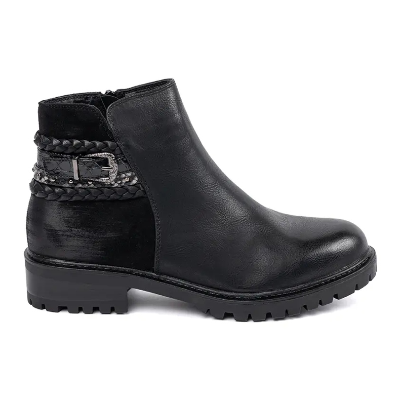 Erynn Bas Ouvriers Avec Ceinture Décorative le noir 1