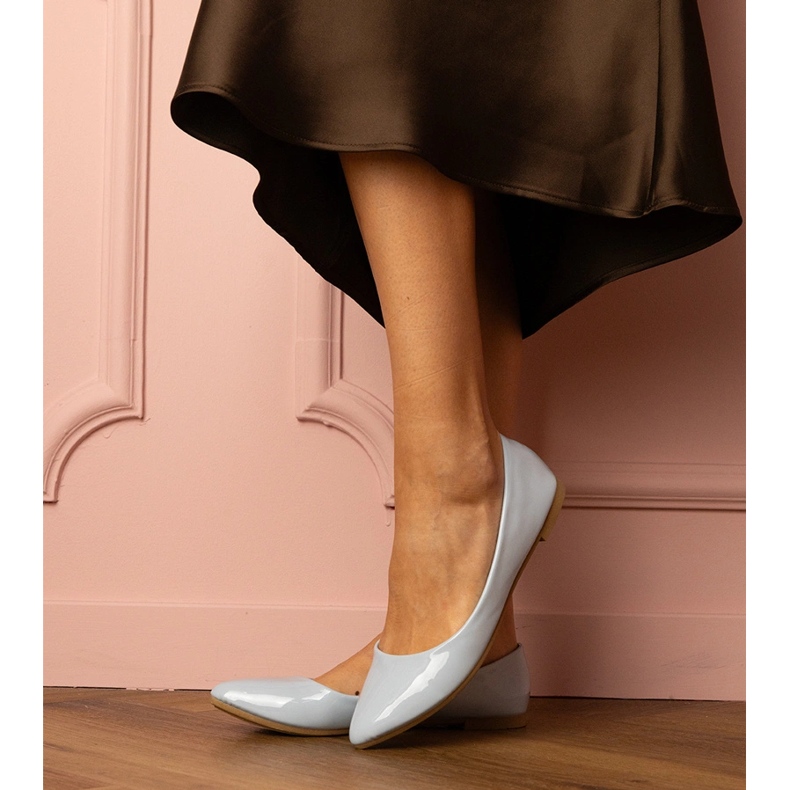 Ballerines vernies bleues 1