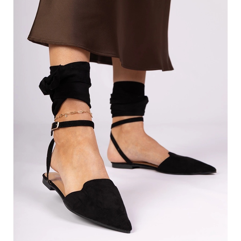 Talons plats noirs le noir 1