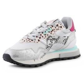 D.Franklin Chaussures Vibla Zig Patch DFSH378006-SILV blanche 3
