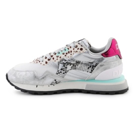 D.Franklin Chaussures Vibla Zig Patch DFSH378006-SILV blanche 4