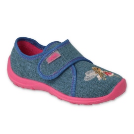 Bleu de Slippers 660x021 de Befado avec application 1