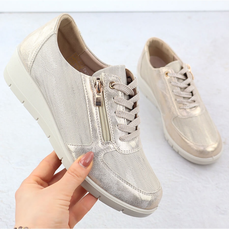 Chaussures de sport sur le coin doré Sabatina LH01 d'or 1 Chaussures de sport sur le coin doré Sabatina LH01 d'or 1