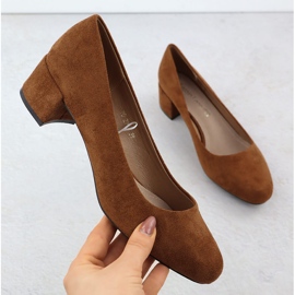 Pompes sur le bloc de daim Camel Sergio Leone PB291 brun 1
