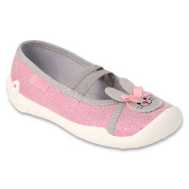 Befado chaussons enfants lapin 116X329 rose 1
