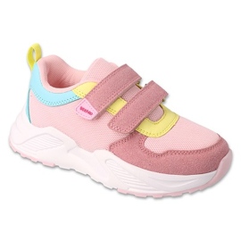 Befado de sport pour enfants avec Velcro 516Y302 rose 1 Befado de sport pour enfants avec Velcro 516Y302 rose 1