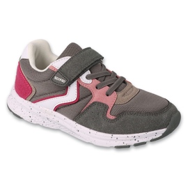 Befado sport enfant Velcro 516X272 gris-rose 1