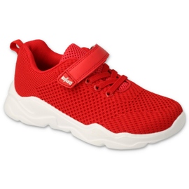 Befado chaussures de sport enfant avec velcro 516X204 rouge 1
