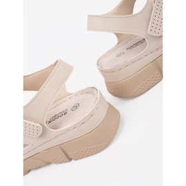 Goodin Sandales féminines classiques beige 2 Goodin Sandales féminines classiques beige 2