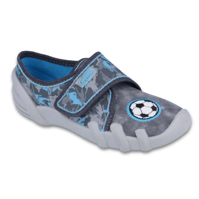 Befado Children's Slippers Football Application 273x259 bleu 1 Befado Children's Slippers Football Application 273x259 bleu 1