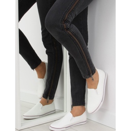 Baskets à enfiler blanc xl08p blanc blanche 2 Baskets à enfiler blanc xl08p blanc blanche 2