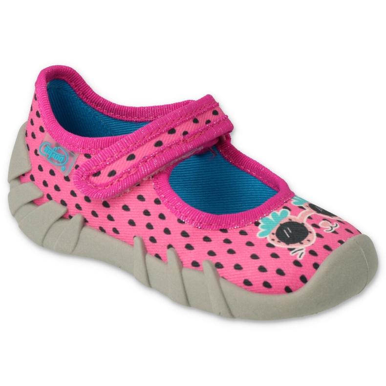 Befado chaussons enfants speedy 109N250 rose 1 Befado chaussons enfants speedy 109N250 rose 1