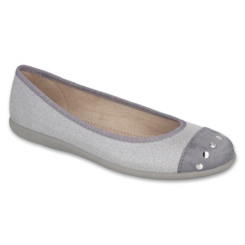 Ballerines jeunesse Befado 309Q017 gris 1