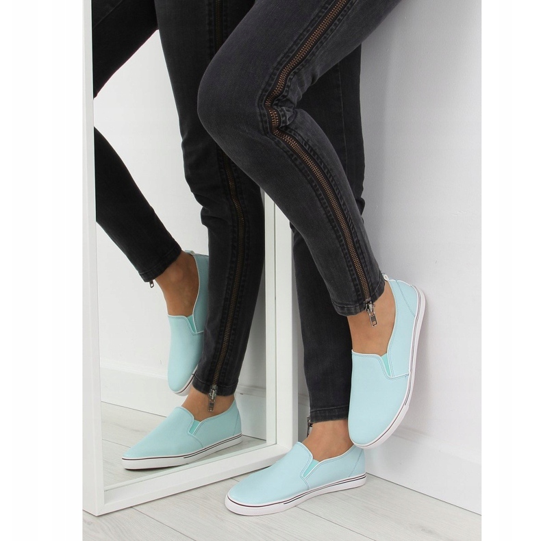 Baskets slip-on bleu xl08p L.BLUE 2