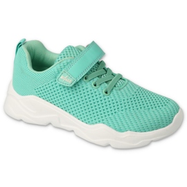 Chaussures de sport pour jeunes Befado avec velcro 516Q199 vert 1