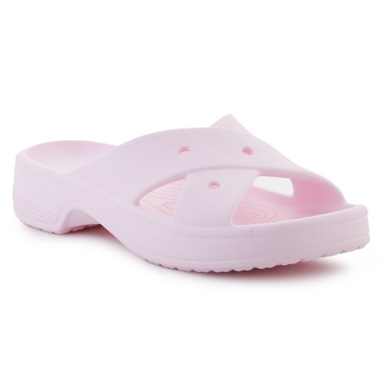 Crocs Classic Womens Cross Strap Flip Flops 210840-6ZW rose 1 Crocs Classic Womens Cross Strap Flip Flops 210840-6ZW rose 1