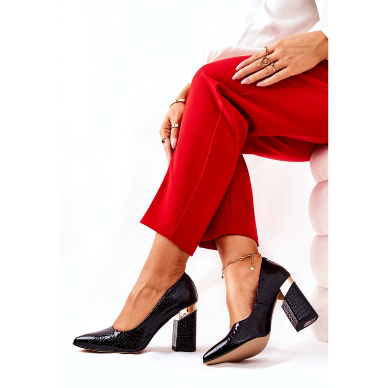 Lewski Shoes Pompes en cuir Lewski 3117 noir 3