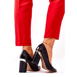 Lewski Shoes Pompes en cuir Lewski 3117 noir 4