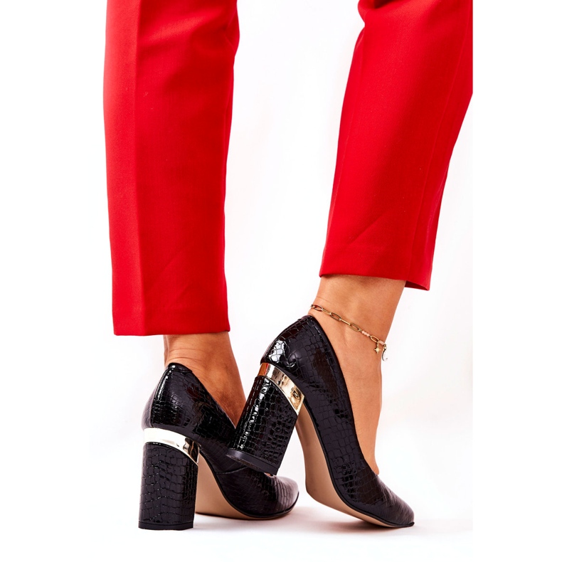 Lewski Shoes Pompes en cuir Lewski 3117 noir le noir 4