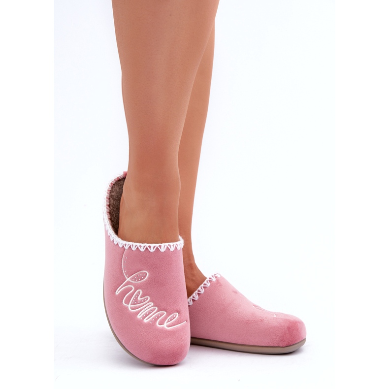 Inblu Chaussures d'intérieur pour femmes Pantoufles GF000026 Rose 3