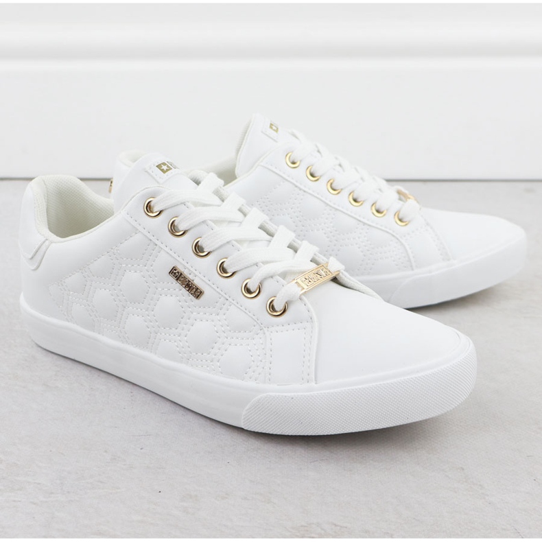 Sneakers féminins Ecoski White Big Star RR274322 blanc 2