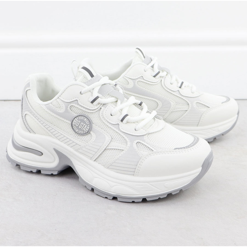 Chaussures de sport féminine Big Big Star RR274A191 blanc 2
