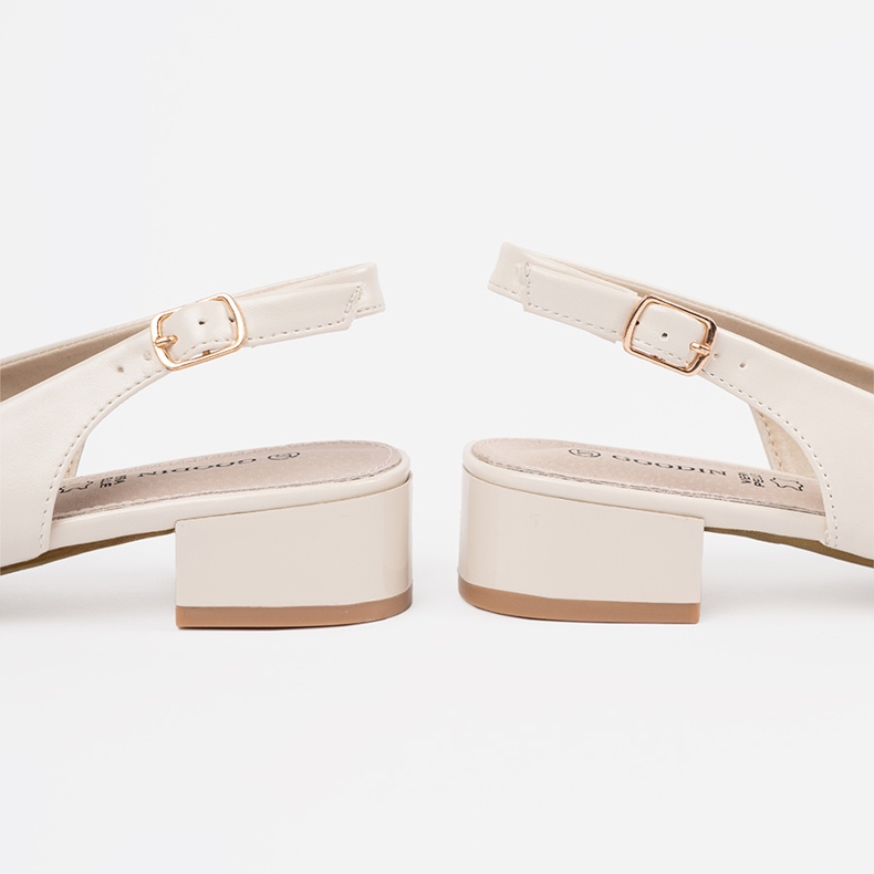 Sandales de Goodin à thèmes à thèmes élégants légers légers beige 1