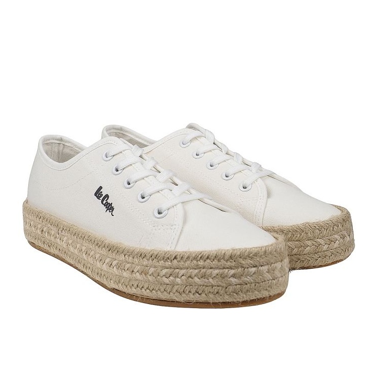 Chaussures pour femmes Espadrilles Lee Cooper LCW-25-44-3217LA blanche 1 Chaussures pour femmes Espadrilles Lee Cooper LCW-25-44-3217LA blanche 1