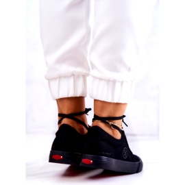 Cross Jeans Les baskets de matériel pour femmes croix jeans jj2r4049c noir le noir 3