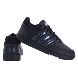 Chaussures Adidas Hoops 3.0 K GZ9671 le noir 2 Chaussures Adidas Hoops 3.0 K GZ9671 le noir 2