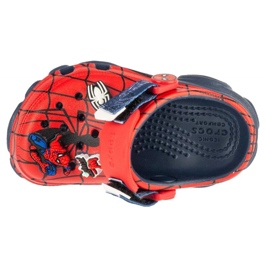 Crocs Spiderman All Terain Clog T 209258-410 tongs rouge 2