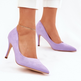Eco Suede épingles violet 2