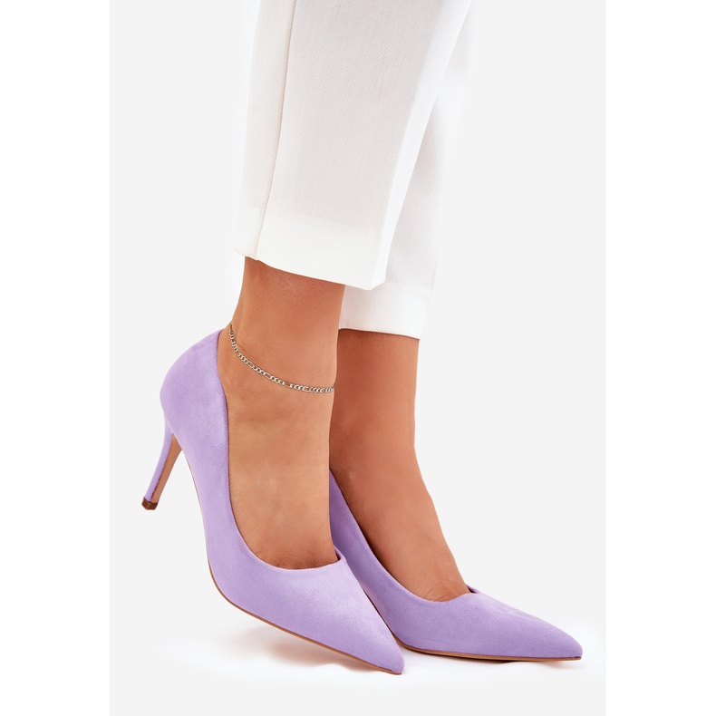 Eco Suede épingles violet 1