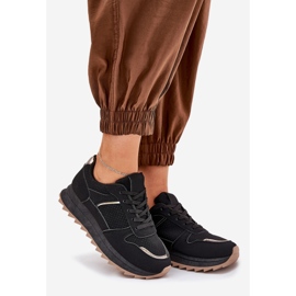 Chaussures de sport pour femmes sur la plateforme noire 1