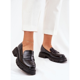 Mocassins Femme Vernis Noir le noir 2
