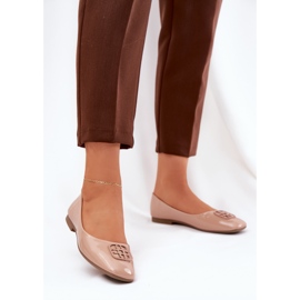 Ballerines féminines élégantes peintes avec un détail beige décoratif Vinceza 17377 2 Ballerines féminines élégantes peintes avec un détail beige décoratif Vinceza 17377 2