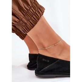 Ballerines en daim féminin Big Star RR274080 Black le noir 7