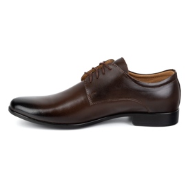 Olivier Chaussures pour hommes Cuir formel 271T9LU BRORM DRO brun 1